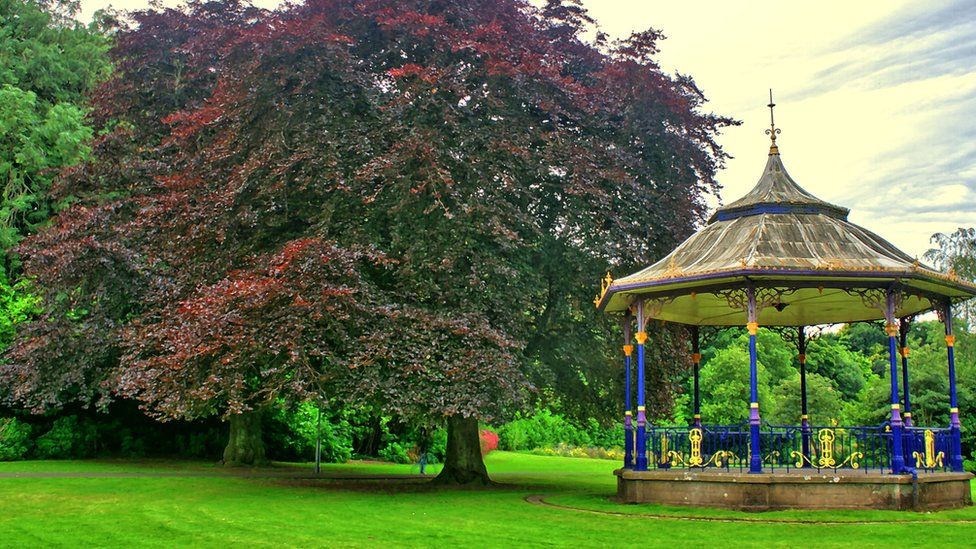 Bandstand in Musselburgh public park