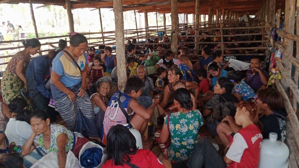 Бирманские беженцы в Мае Сот, Таиланд