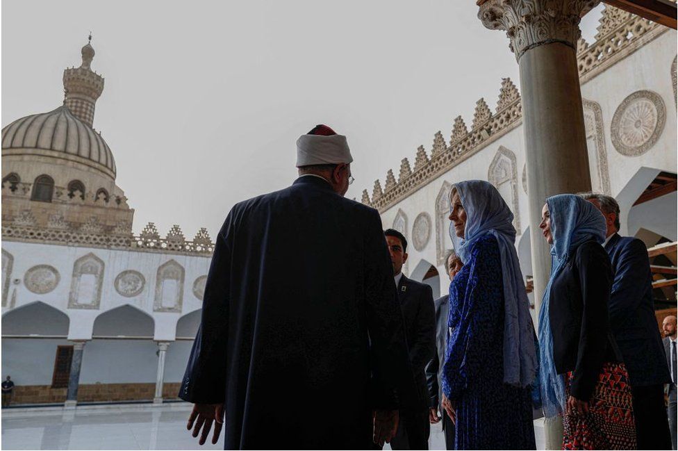 Jill Biden at the Al-Azhar Grand Mosque - 2 June.