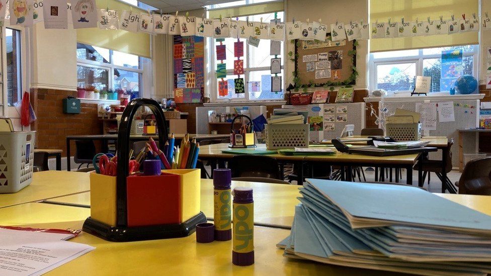 Empty classroom