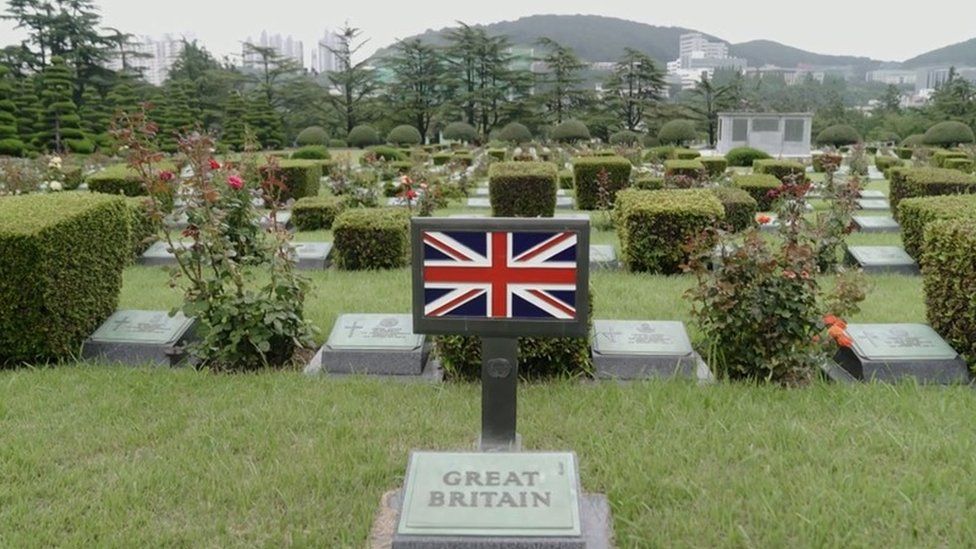 British graves at the UNMCK
