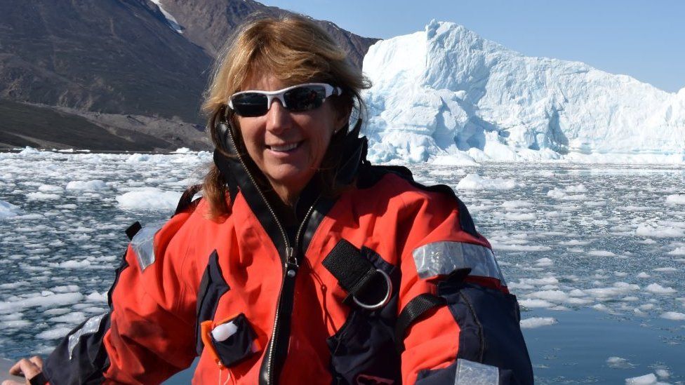 Dr Terrie Williams in East Greenland