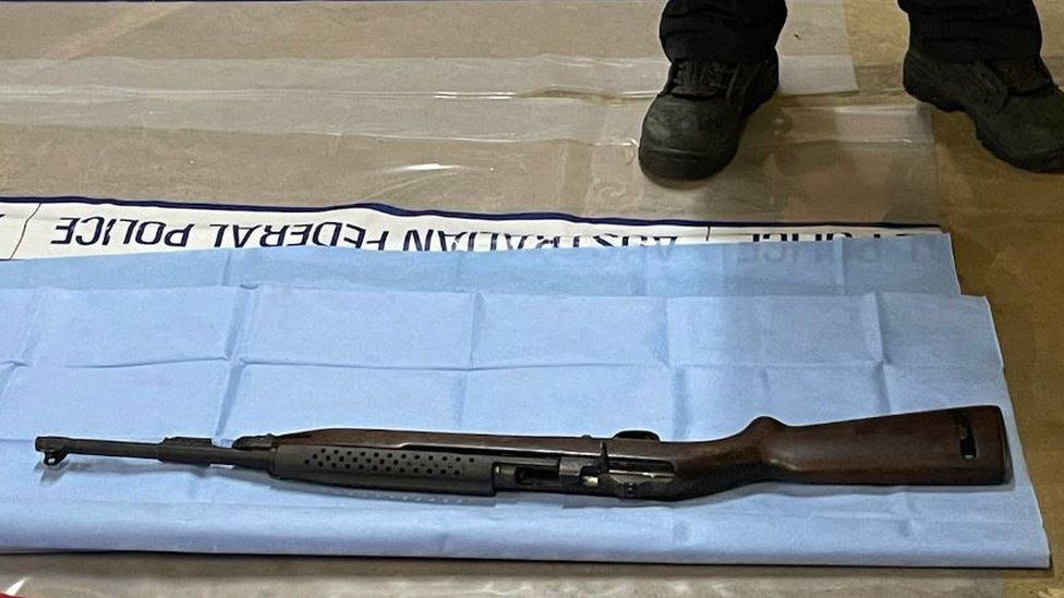 A gun seized by the Australian police