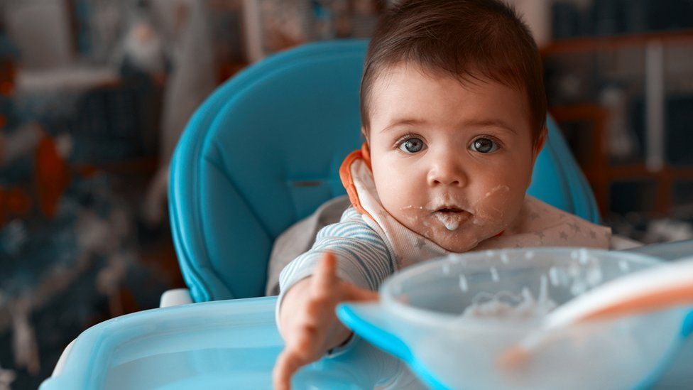 Breast milk can be combined with solids from six months onwards