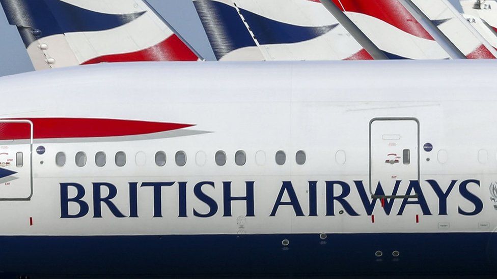 A generic picture of a British Airways plane