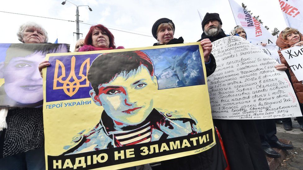 Savchenko Trial Calls Grow For Release Of Ukraine Pilot Bbc News