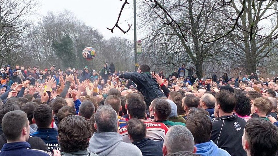 Day two of Shrovetide Football 2022