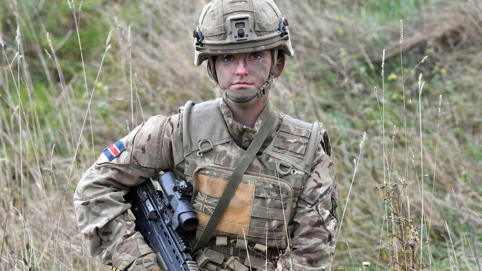 Royal Army Veterinary Corps Dog Handler Private Beth Johnson