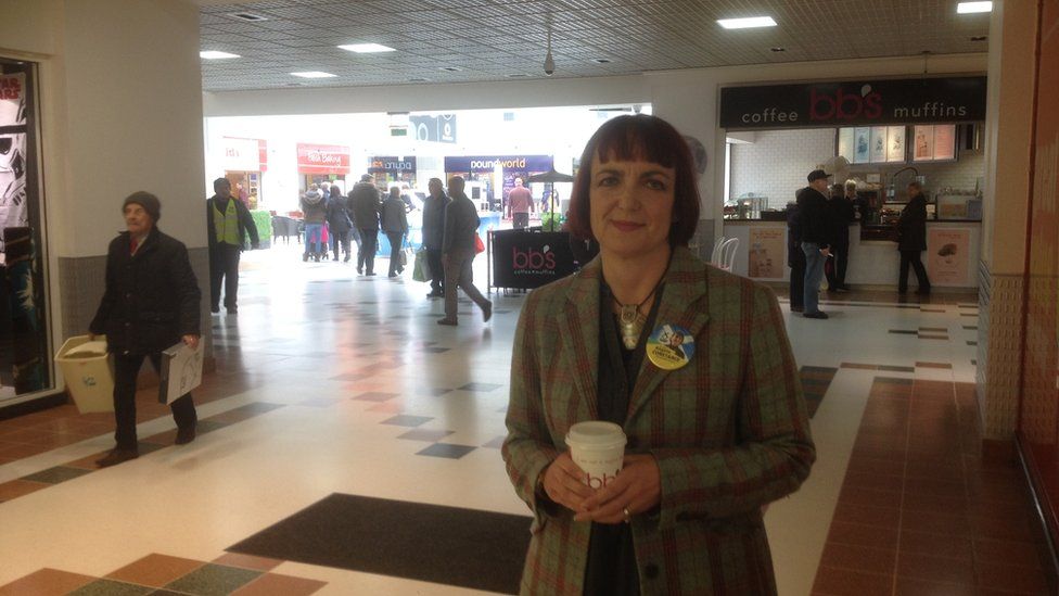 Angela Constance SNP candidate in the Centre Livingstone