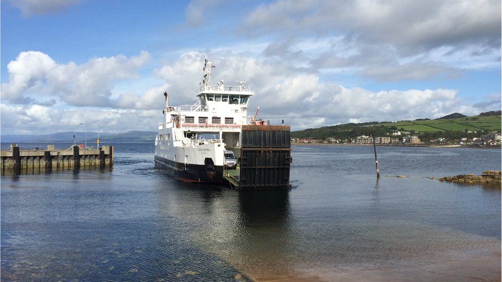 Cumbrae ferry docking at Largs