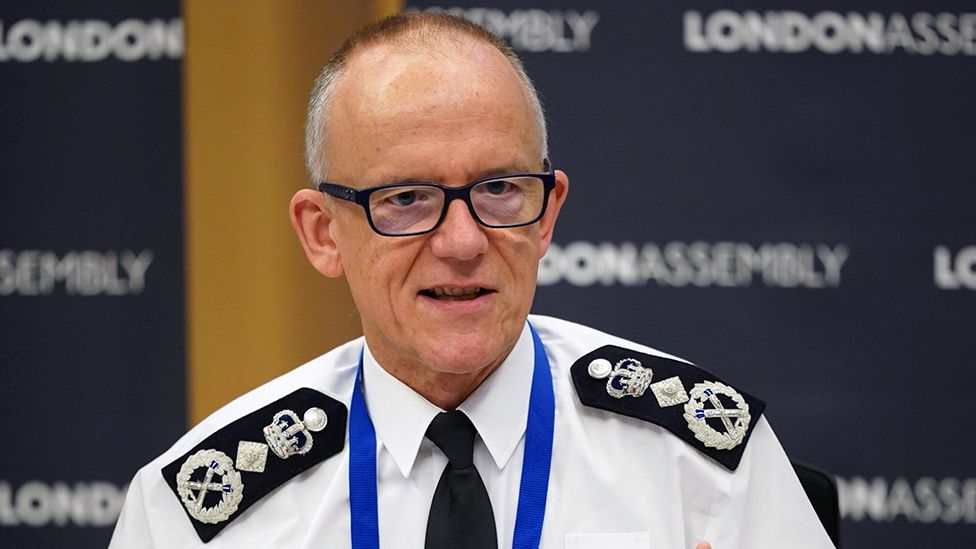 Sir Mark Rowley appearing before the London Assembly Police and Crime Committee on Jan 25, 2023