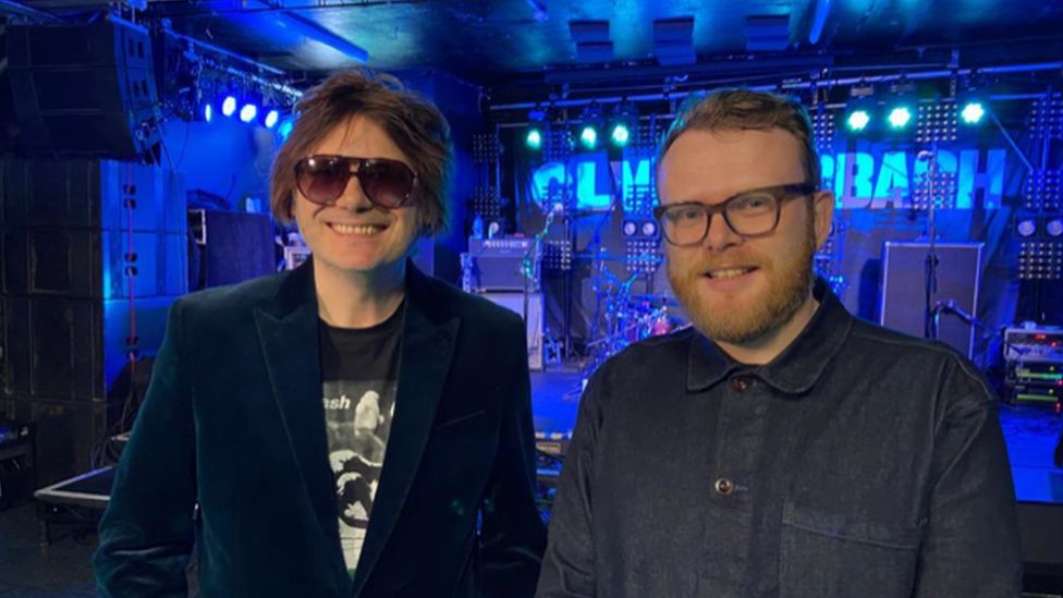 Huw Stephens and Nicky Wire