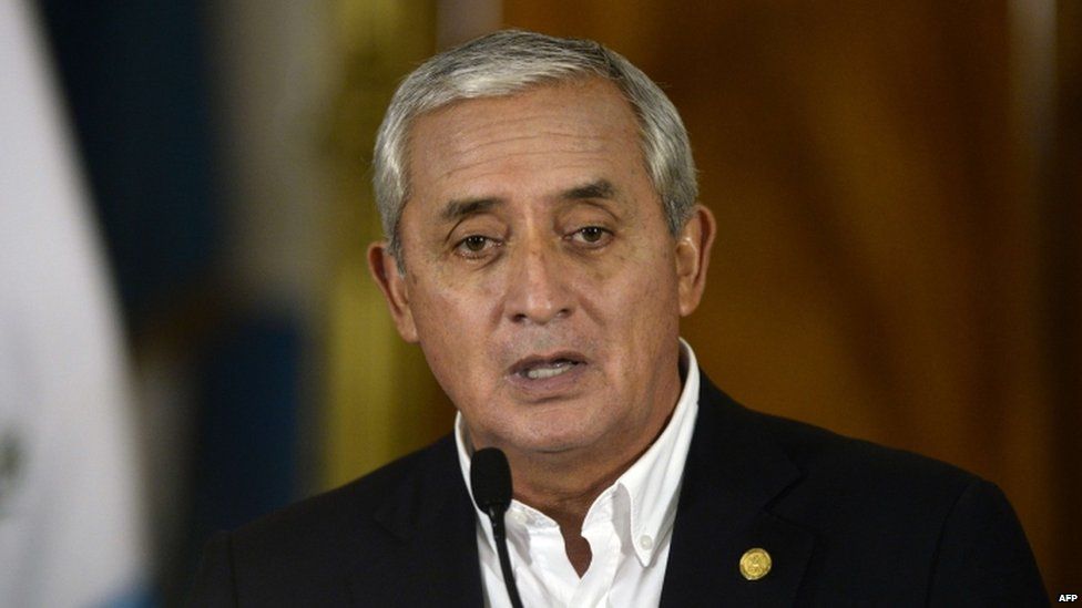 Guatemalan President Otto Perez Molina (file photo)