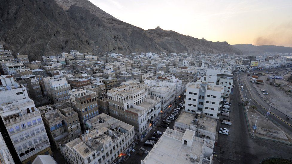 Yemeni port city of Mukalla (2014)