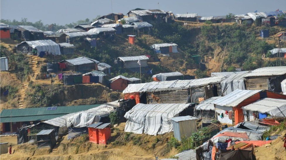 Rohingya refugee camp in Bangladesh