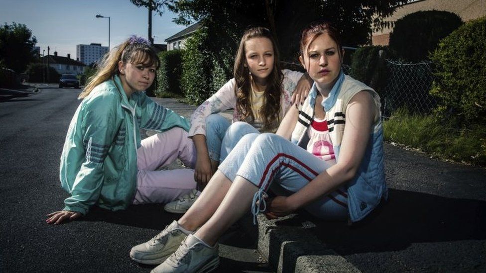 still from BBC drama Three Girls