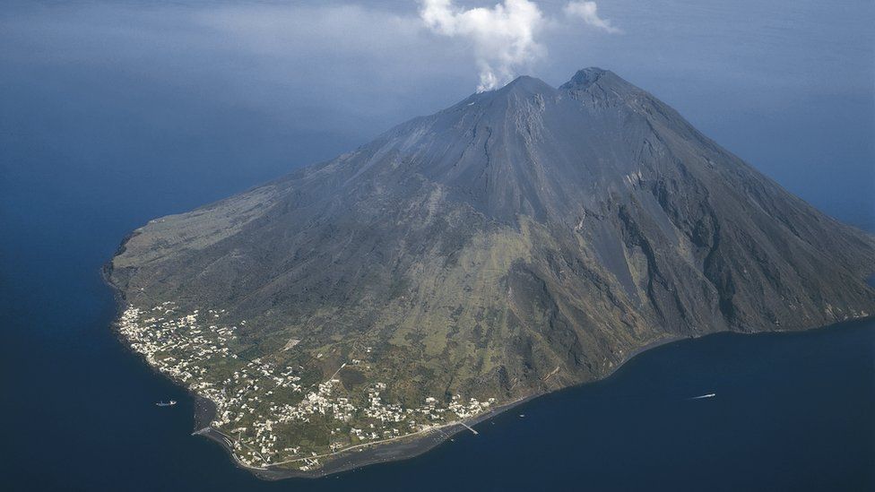 Stromboli from the air