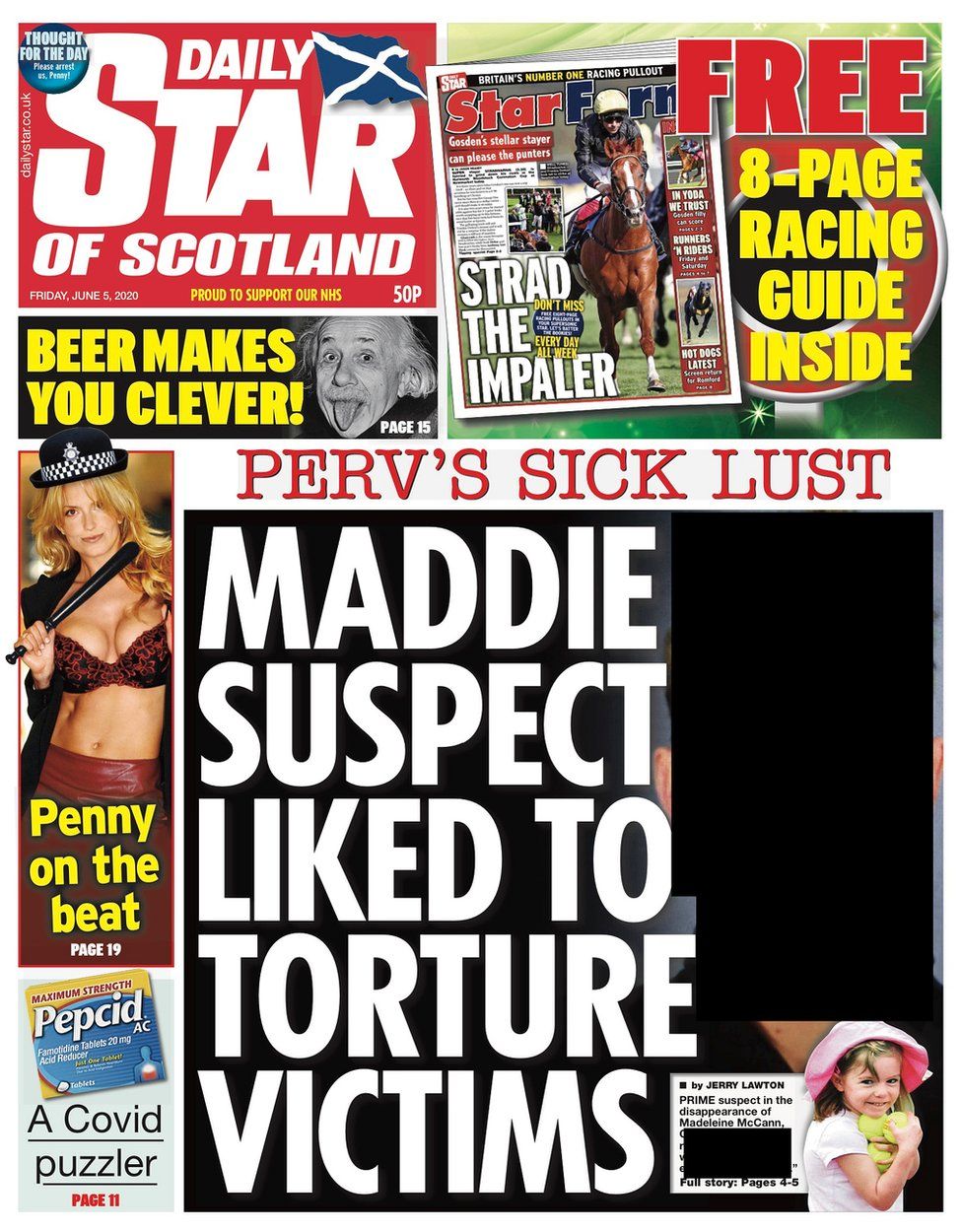 Scotland S Papers Suspect Boasted Of Madeleine Mccann Abduction c News