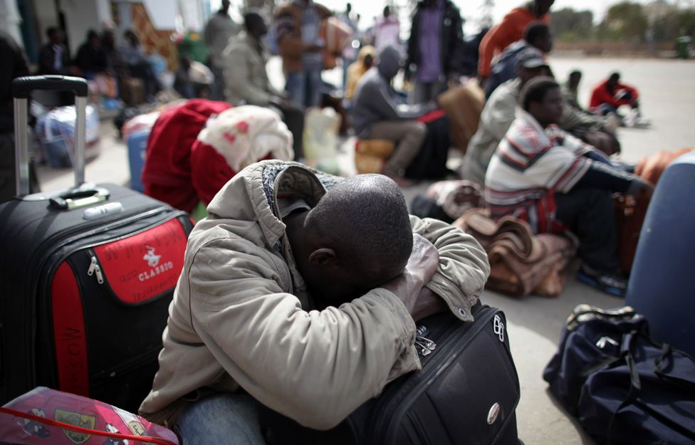 Refugees Cross Tunisian Border To Escape Violence in Libya