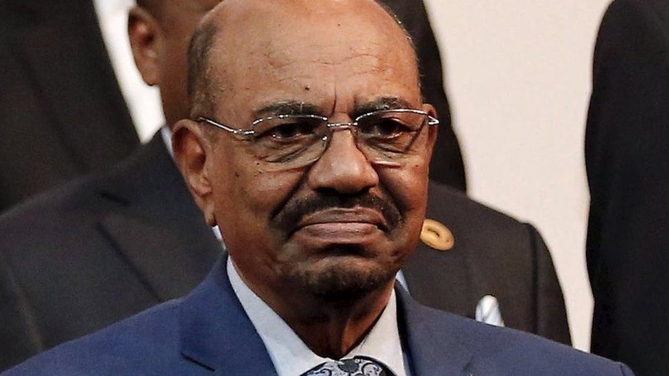 Sudan's President Omar al-Bashir while in South Africa