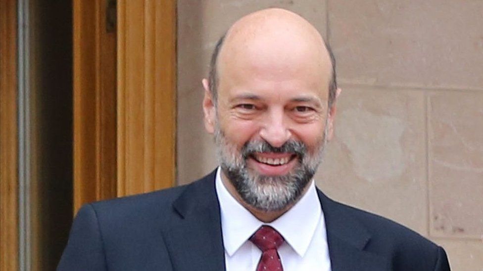 Education Minister Omar al-Razzaz pictured after his appointment in Amman, 15 January 2017