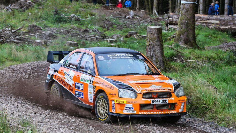 In pictures: Galloway Hills rally in south west Scotland - BBC News