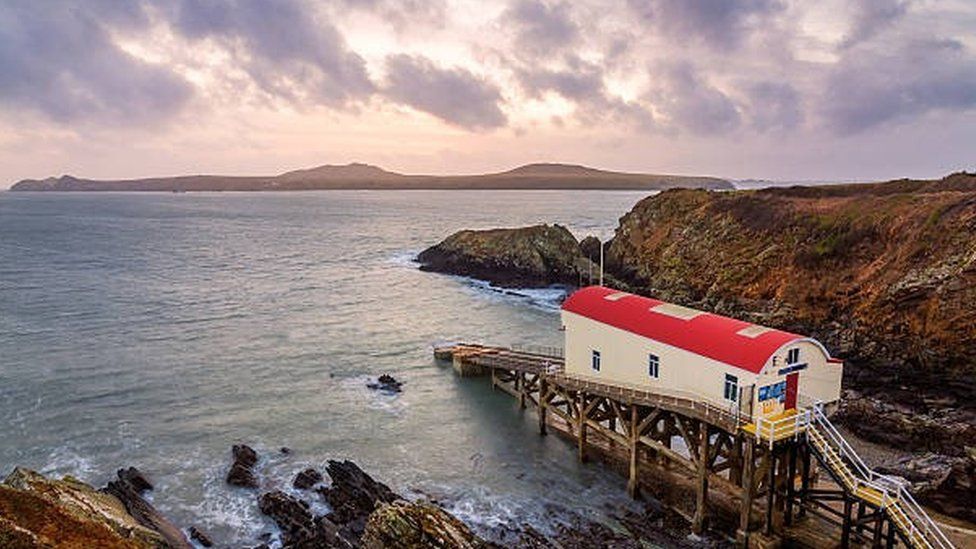 Lifeboat Station in St David's, Wales