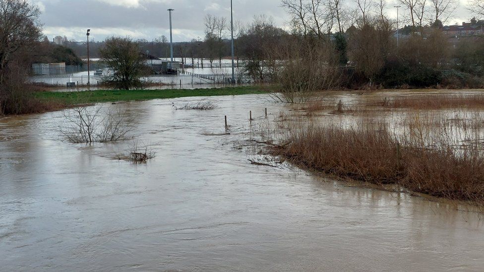 A flooded River Nene