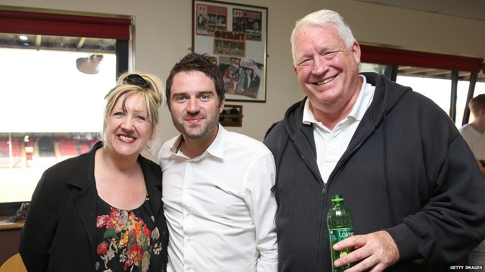Linda Gilbey, George Gilbey and Pete McGarry