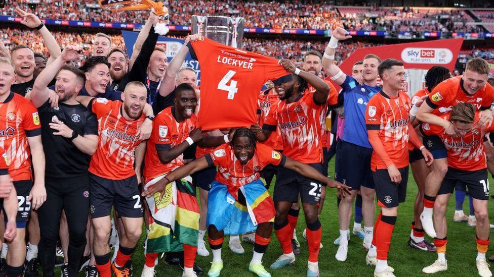 Luton Town Win Championship And Are Promoted To Premier League - BBC ...