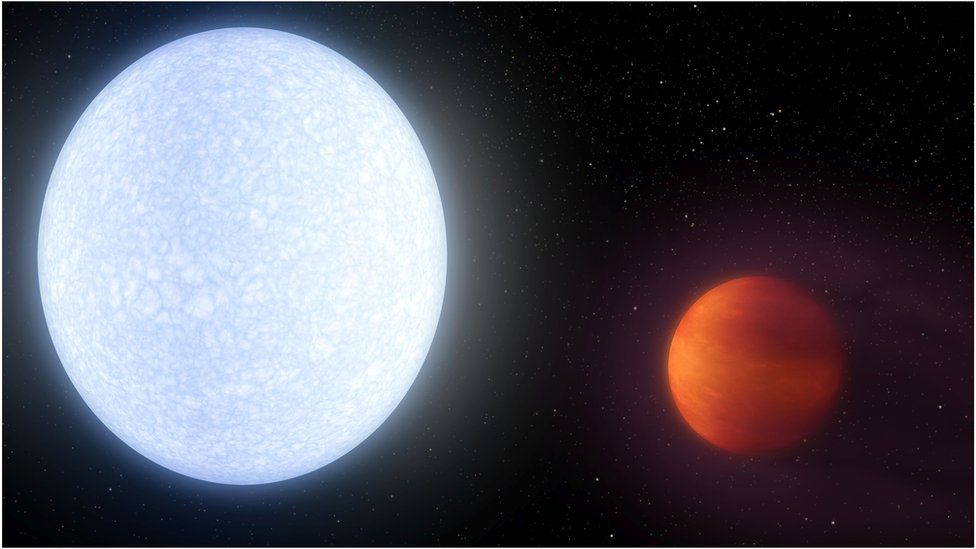 The planet, named KELT-9b, is about 650 light-years from us