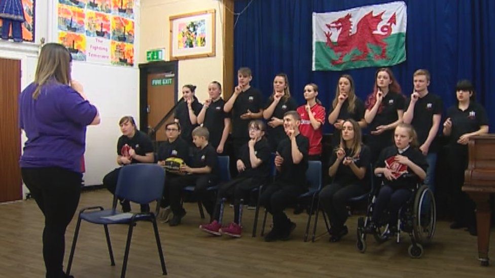 Sign of the Times was formed to support a profoundly deaf pupil
