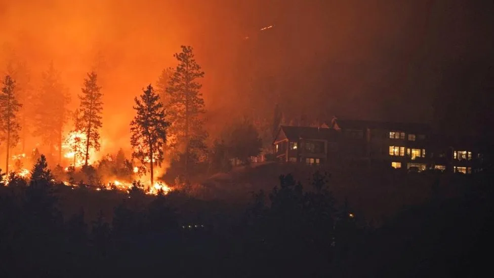 Canada wildfires: At least 30,000 households in British Columbia told to evacuate