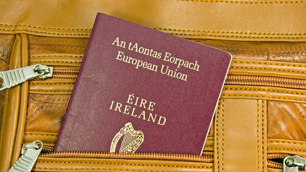 An Irish passport