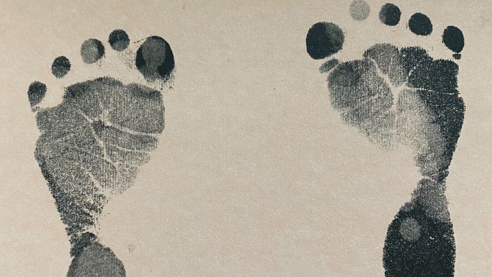 Sienna Elizabeth's footprints