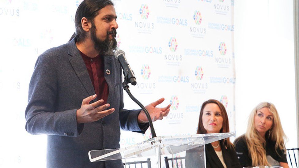 Ricky Kej attends NOVUS #WeThePlanet forum at United Nations on September 21, 2019 in New York City.