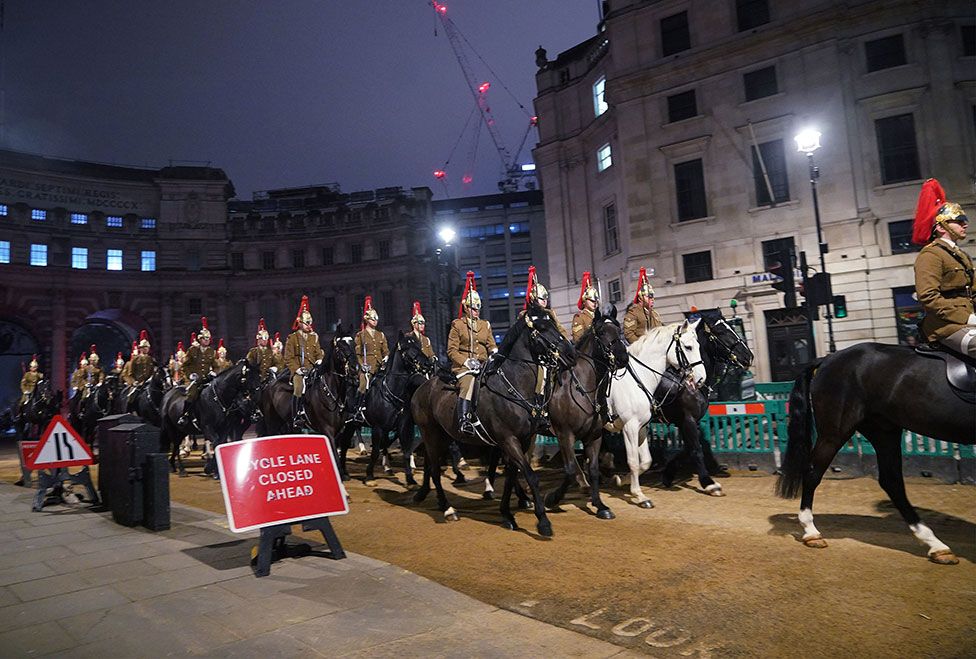 The route will be shorter than the length of the late Queen's procession in 1953