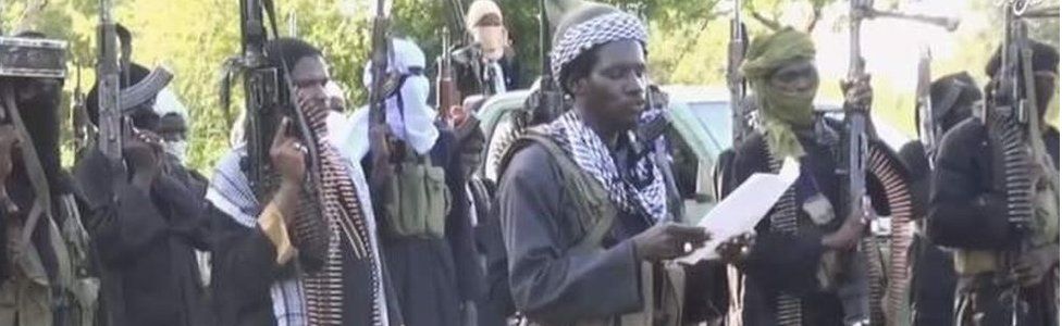 Boko Haram fighters in video released on Wednesday 7 October 2015
