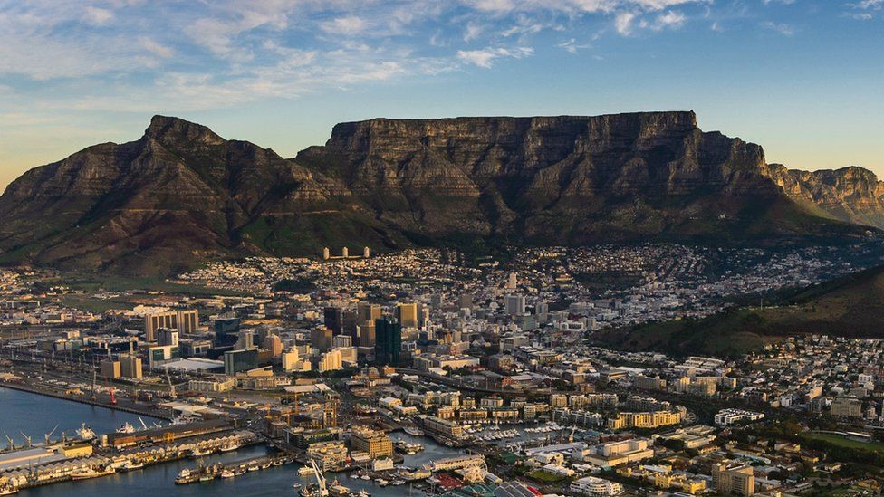 A view of Table Mountain