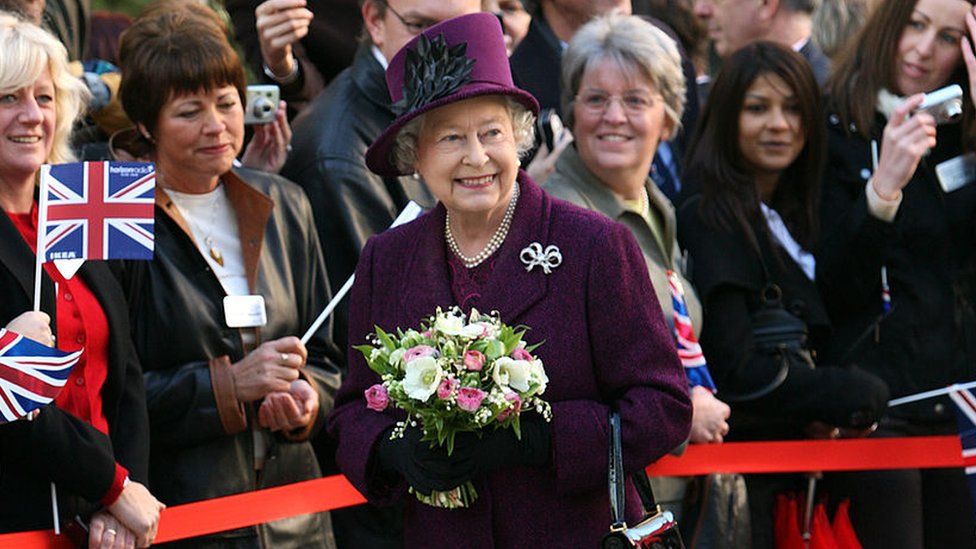 The Queen in Milton Keynes