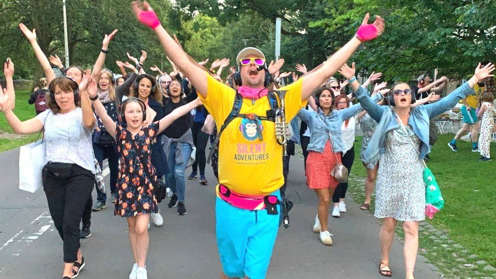 James Longworth performing during Edinburgh's Fringe