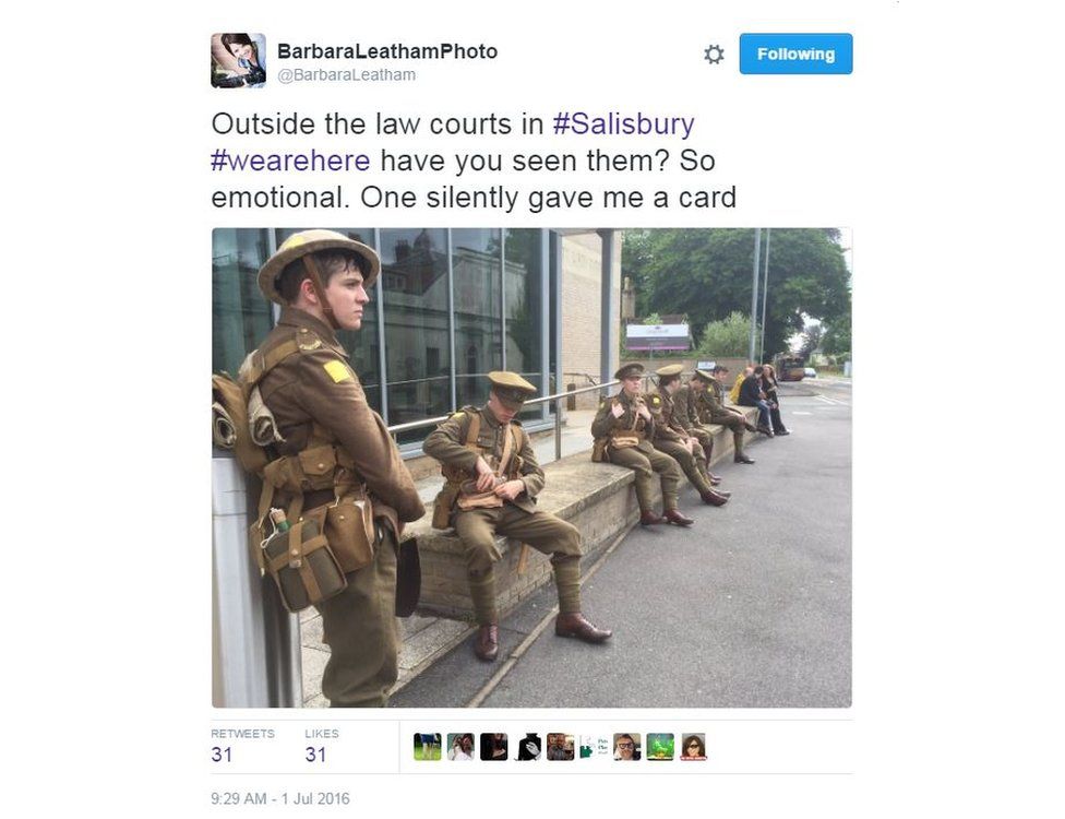 Barbara Leatham tweets from Salisbury