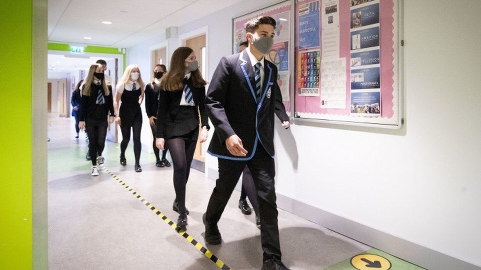 Covid Face coverings no longer required by law in England BBC Newsround