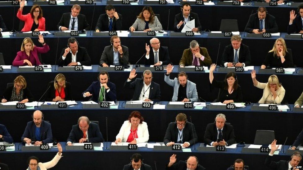 MEPs in the European Parliament
