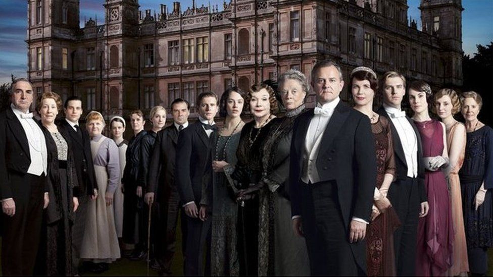 The cast of Downton Abbey