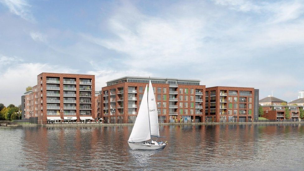 Flats at former Cardiff pub The Wharf given green light BBC News