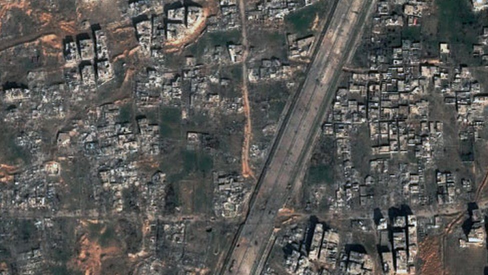 Eastern Ghouta from space