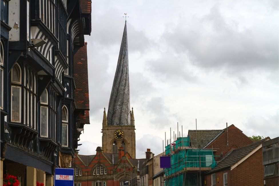 Twisty spire, Chesterfield