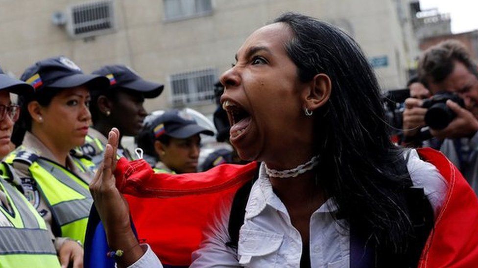 Venezuela women's march