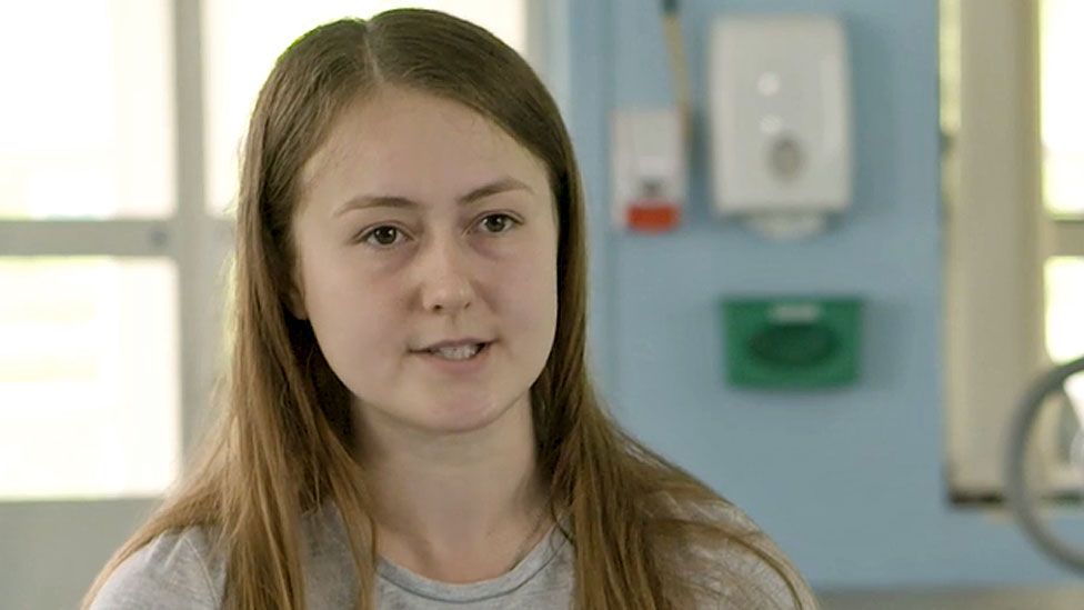 A picture of Megan Higgins from the NHS's new video on long Covid